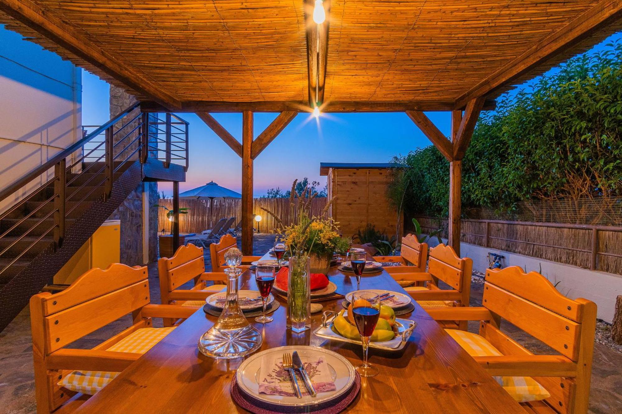 Papida Grande Villa Pigianos Kampos  Dış mekan fotoğraf